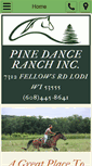 Mobile Screenshot of pinedanceranch.com