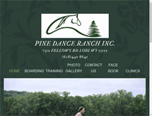 Tablet Screenshot of pinedanceranch.com